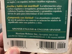 Merriam-Webster’s Spanish-English Dictionary Paperback – April 10, 2002