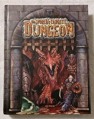 The World’s Largest Dungeon NO MAP 840 Pages NO MAP Jim Pinto Dungeons & Dragons