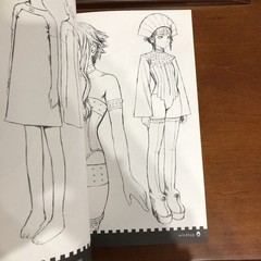 wind Egg mardock scramble character designs Range Murata Art Book Illustration