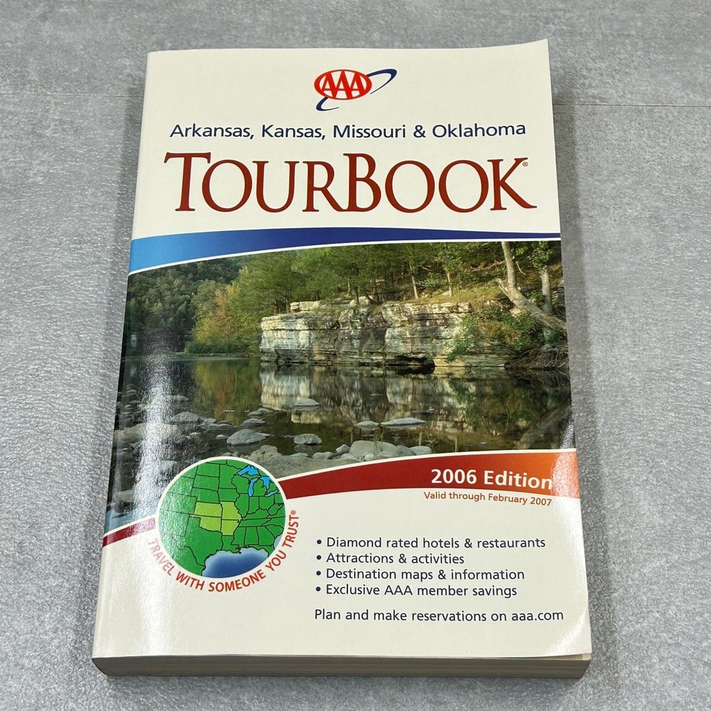 AAA TourBook Arkansas Kansas Missouri Oklahoma 2006 Edition Travel Guide