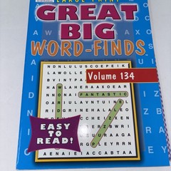 LOT 5 New Large Print Word-Finds Search Kappa 245,248,289,290 & 1 Great Big 134