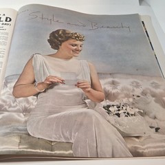 Vtg McCalls’s Mag Jan. 1936 30s Color Ads Fashion Plates Homes Nostalgia READ