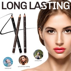 SUMEITANG 3Colors Eyebrow 0.17 Fl Oz (Pack of 12), Black – Brown – Dark