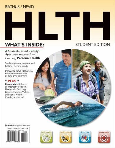 HLTH (with CourseMate, 1 term (6 months) Printed Access Card), Rathus, Spencer A