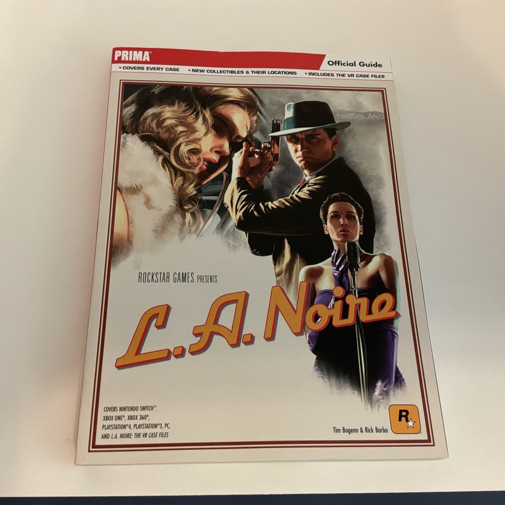 L. A. Noire : Prima Official Guide by Prima Games (2017, Trade Paperback)