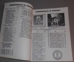 1965 AN HISTORICAL ATLAS OF KENTUCKY AND HER COUNTIES PAPERBACK 64 PAGES