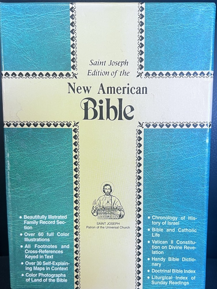 New American Bible : St Joseph Personal Size Edition Leather Burgundy [510/13BG]