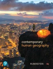 Contemporary Human Geography (4th Edition) – Paperback – GOOD