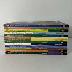 Who Is? Who Was? What Is? Lot of 13 Books, Ford, Franklin, Keller, Columbus Good
