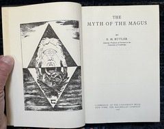The Myth of the Magus by E. M. Butler, 1948 1st Printing, Magic, Occult History