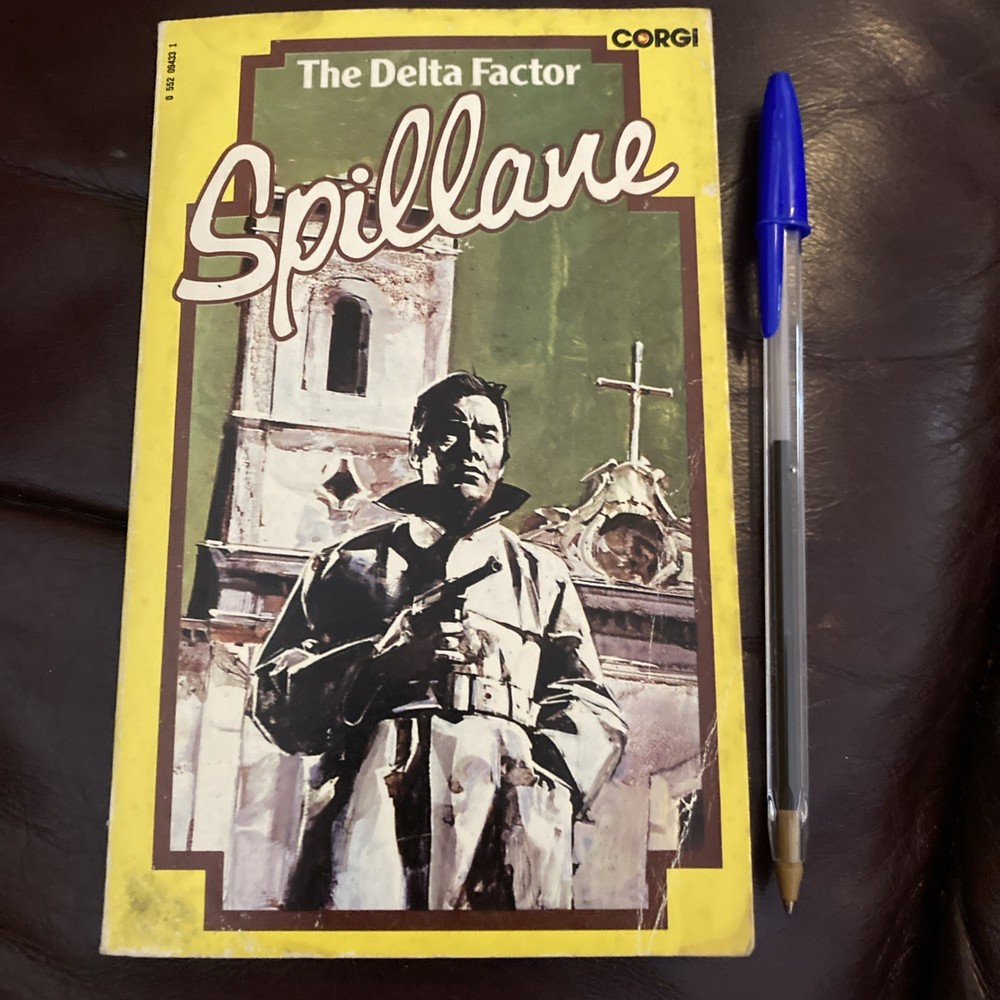 SPILLANE THE DELTA FACTOR. Corgi Softcover 1977. Good Vintage Book 190 Pages