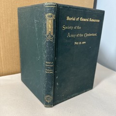 Burial General Rosecrans Army Of The Cumberland 1902 RARE Civil War Book