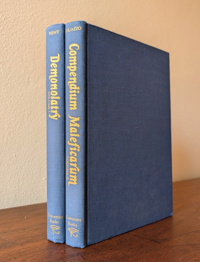 DEMONOLATRY & COMP. MALEFICARUM RARE OCCULT DEMONOLOGY WITCHCRAFT HARDCOVER