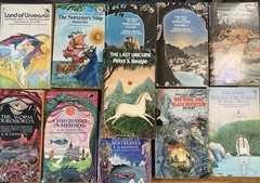 Ballantine Fantasy Paperback Lot of 11 The Last Unicorn, Worm Ouroboros