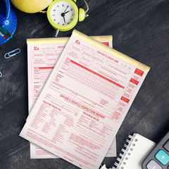 8.5X11Inch 2-In-1 Driver Log Books for Truckers Dot Log Book Driver Vehicle