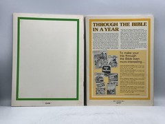 THROUGH THE BIBLE IN A YEAR Standard Publishing Paperback Illustrated (set of 2)