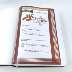 The Expositors Study Bible KJV Giant Print Edition Jimmy Swaggart Hardcover