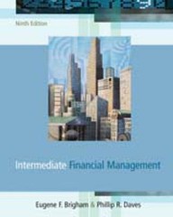 Intermediate Financial Management Phillip R., Brigham, Eugene F.
