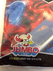 Book Sox Jumbo Cover with 3-D Glasses Set of 5 Designs Vary Retail $5.99 each Z