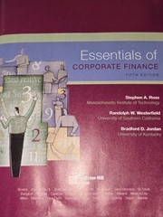 Essentials of Corporate Finance by Randolph Westerfield, Bradford D. Jordan