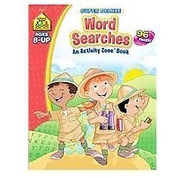 School Zone Word Searches Workbook: 96 Pages- 1601591683, School Zone, paperback