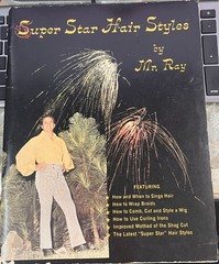 Super Star Hair Styles by Mr. Ray 1970s Paperback Book Pics & How To 56 Pages