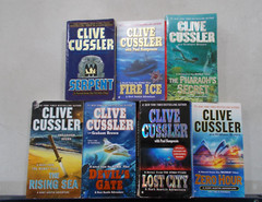 7 CLIVE CUSSLER # PB KURT AUSTIN NUMA FILES SERPENT ICE LOST SECRET RISING SEA