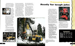 ORIGINAL 1999 CATERPILLAR HEAVY DUTY FORESTRY EQUIPMENT MAGAZINE ~ 16 PAGES