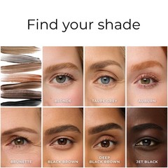 WUNDERBROW Eyebrow Gel, Waterproof, 0.17 Fl Oz (Pack of 1), Jet Black