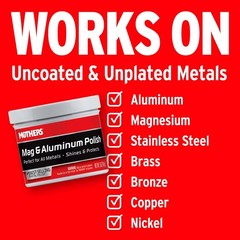 Mag & Aluminum Polish, 5 oz. — Brilliant Shine, Easy to Use, For All Uncoated…