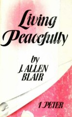 Living peacefully;: A devotional study – J Allen Blair, 9780872130524, paperback