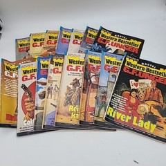 15 BASTEI Western-Bestseller G.F. Unger Pulp Fiction German Booklets Books