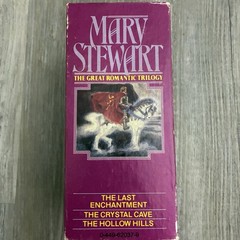 Mary Stewart THE GREAT ROMANTIC TRILOGY Merlin BOX SET Crystal Cave Hollow Hills