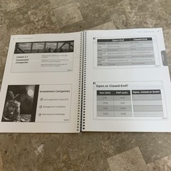 Kaplan Securities Series 6 License Exam Manual Class Notes 2nd Ed Quicksheet Lot