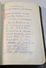 Vintage Blue Bible Masonic Edition 1951 Bonded Leather
