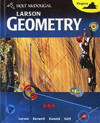 Holt McDougal Larson Geometry: Student – Hardcover, by HOLT MCDOUGAL – Very Good