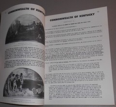 1965 AN HISTORICAL ATLAS OF KENTUCKY AND HER COUNTIES PAPERBACK 64 PAGES