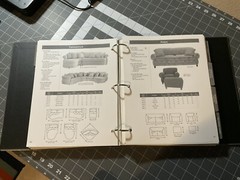 Norwalk Furniture Salesman Binder Catalog, Couch, Chair, Dimensions, 200 Pages