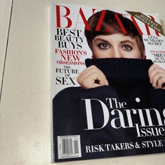 HARPER’S BAZAAR MAGAZINE NOVEMBER 2015, LENA DUNHAM NO LABEL Z