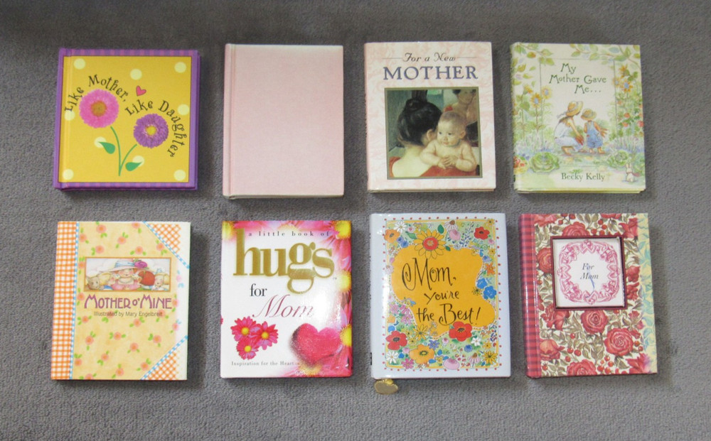 Lot Of 8 Miniature Books – Mom Theme