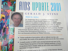 Book AIDS Update 2001 By Gerald J Stein Prentice Hall