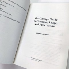 The Chicago Guide to Grammar, Usage, and Punctuation [Hardcover] Bryan A. Garner