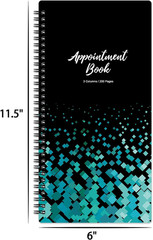 3 Column Appointment Book – Daily and Hourly Schedule Book with 200 Pages