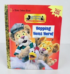 Between the Lions Hopping Hens Here Little Golden Book Hardcover 2000 PBS Kids