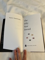 Mark Z Danielewski The Fifty Year Sword Hardcover 2012
