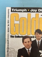 LOT OF 7 GOLDMINE MAGAZINES. ALL FROM YEAR 2008, BIWEEKLY MAGAZINE ISSUES.