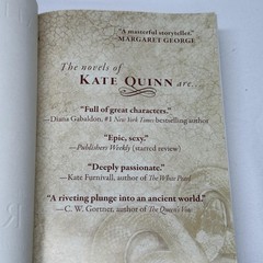 Kate Quinn Rome Historical Lot 3 Paperback Novels Mistress Empress Borgias Books