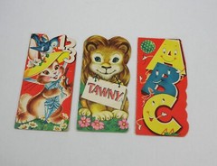 VTG Lot of 3 Children’s Books – Tawny Lion, ABC & 123 – Paperback – 1949/1950