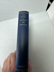 The Best of Dryden by Louis Bredvold (1933 Ronald Press Hardcover)