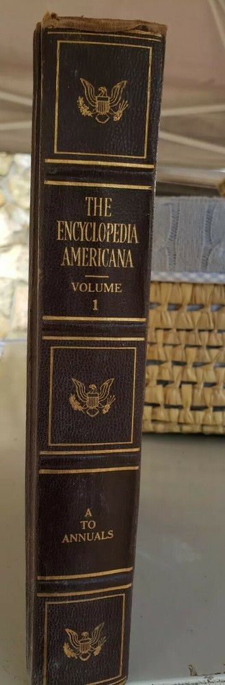 The Encyclopedia Americana Vol. 1-30-1960 Edition choose from 32 volumes. $18 Ea